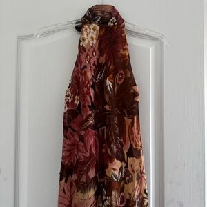 Angel Floral Dress with Pink and Cream Accents